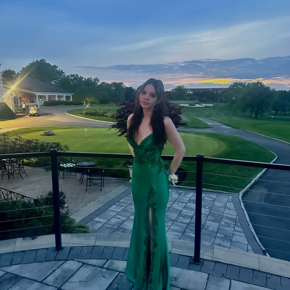 Green prom dress